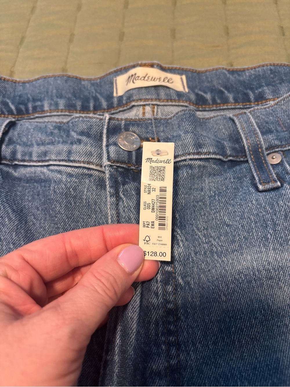 Madewell Light Blue High-Rise Women's Jeans